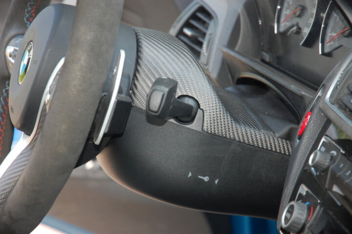 Carbon Fiber steering column cover - Bimmer Master Pieces